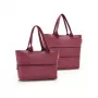 Reisenthel shopper e1 borsa della spesa Twist Maroon 12L RJ3104