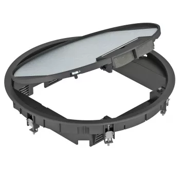OBO Bettermann GESR9 U 9 inserto universale per apparecchi, 9 moduli, acciaio zincato a caldo 7405532