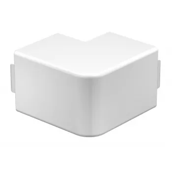 OBO Bettermann WDK 60060 coperchio angolare esterno per canale a parete e a soffitto 60 x 60 mm, bianco puro RAL 9010 (6192319)