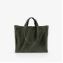 reisenthel Softshopper cord dark matcha GR5057 borsa a spalla poliestere 28 l