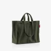 reisenthel Softshopper cord dark matcha GR5057 borsa a spalla poliestere 28 l