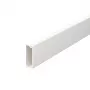 OBO Bettermann 6150780 canalina portacavi, 2000 x 30 x 10 mm, bianco puro, 1 pz.