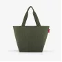 reisenthel Shopper M cord dark matcha borsa per la spesa ZS5057 - capacità 15 litri