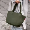 reisenthel Shopper M cord dark matcha borsa per la spesa ZS5057 - capacità 15 litri
