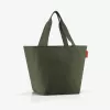 reisenthel Shopper M cord dark matcha borsa per la spesa ZS5057 - capacità 15 litri