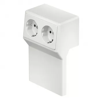 OBO BETTERMANN Rehau portafrutti con doppia presa RD 2GT40105 (6132171)