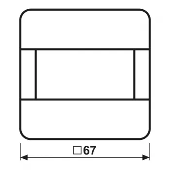Jung CD17180 interruttore automatico 1,1 m inserto rilevatore di movimento standard (CD17180)