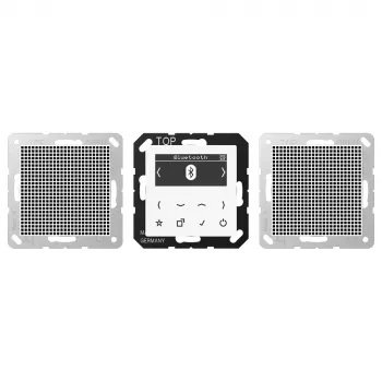 JUNG DABA2BTWW Smart Radio DAB+ con Bluetooth e FM