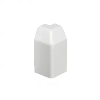 OBO Bettermann SL AE2070 rws pezzo ad angolo esterno per canale portacavi 20x70, bianco puro (RAL 9010), PVC 6132270