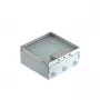 OBO Bettermann UDHOME4 2V pozzetto a pavimento, vuoto, acciaio inox, 2 moduli 7427232