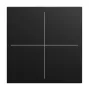 BUSCH-JAEGER coperchio 4 moduli LFW/A.4.55.11-915 nero opaco (2CKA006199A0542)