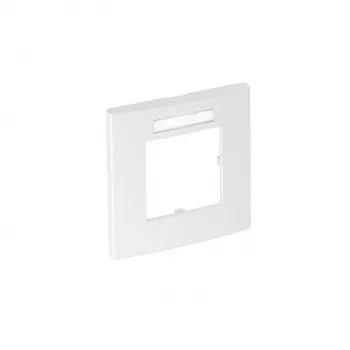 OBO Bettermann AR45-BSF1 RW cornice 1 modulo 84x84mm bianco puro 6119338