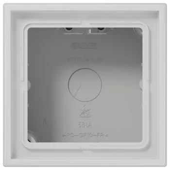 JUNG serie LS custodia da parete, 1 modulo, grigio chiaro LS581ALG