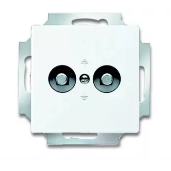 Busch-Jaeger placca centrale 2095 UC-84 (2495-0-0086) bianco studio