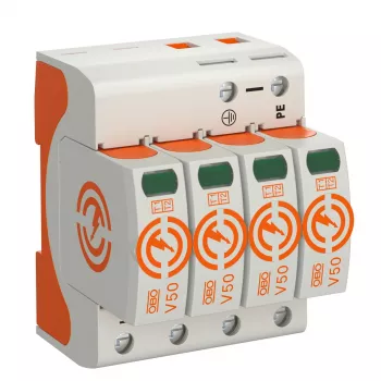 OBO BETTERMANN CombiController V50 V50-4-280 scaricatore di sovratensione tipo 1+2 a 4 poli 280V (5093513)