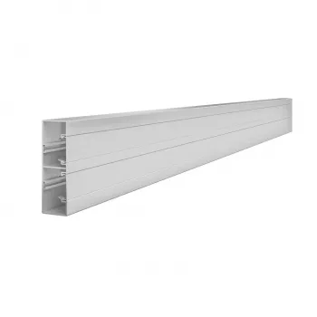 OBO Bettermann Rapid 45-2 canale portacavi da incasso, 165 x 53 mm, 2000 mm, grigio chiaro RAL 7035 (6113402)