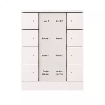 Busch-Jaeger free@home tasto sensore 8 posti, bianco studio 2CKA006330A0013