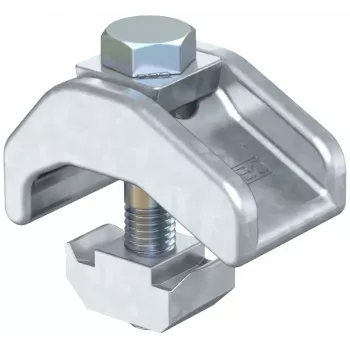 OBO BETTERMANN Morsetto a mordente per carichi pesanti con dado scorrevole M12x65, zincato lamellare, per flangia 30 mm, TKH-S-30 6355805