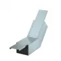 OBO Bettermann PLM BR 0810 FS 45° Curva di salita, zincata a nastro (7218114)