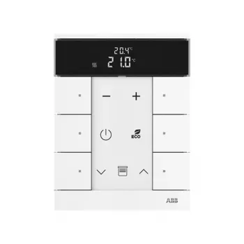 Busch-Jaeger Termostato ambiente 6 stadi, bianco studio SBR-F-6.0.1-84 2CKA006220A0864