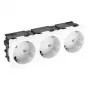 OBO BETTERMANN Connect 45 STD-D3SC RW3 Presa Schuko 3 posti 33° bianco puro 6120503