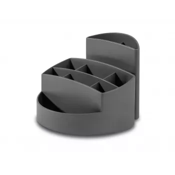 HAN RONDO KARMA Organizer da scrivania, 9 scomparti, grigio, plastica riciclata 80-100% 17468-18