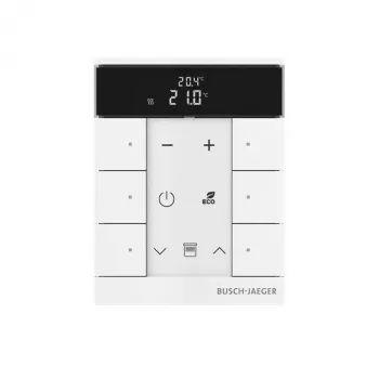 Busch-Jaeger Termostato ambiente 6 stadi, bianco opaco SBR-F-6.0.11-884 2CKA006220A0894