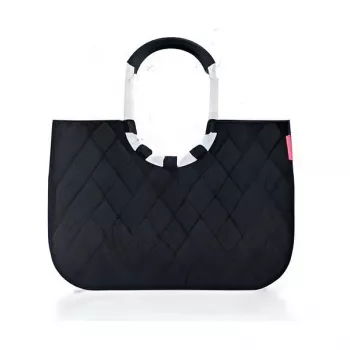 reisenthel loopshopper L cesto della spesa Rhombus Black OR7059