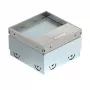 OBO Bettermann UDHOME2 scatola a pavimento 140x140x110 acciaio inox/nero 7368353