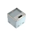 OBO Bettermann UDHOME2 scatola a pavimento 140x140x110 acciaio inox/nero 7368353
