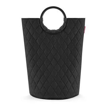 Reisenthel loophome M cesto portatutto – nero, struttura in alluminio, poliestere, 15 L, pieghevole VS7071