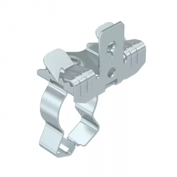 OBO SCVPC 3-7 D25 staffa di fissaggio con supporto tubo, sotto traversa, 20-25mm, acciaio zincato a caldo 1488621