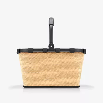 Reisenthel Carrybag Frame Raffia Black cesto della spesa 22L BK 7079