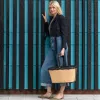 Reisenthel Carrybag Frame Raffia Black cesto della spesa 22L BK 7079