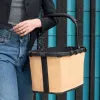 Reisenthel Carrybag Frame Raffia Black cesto della spesa 22L BK 7079