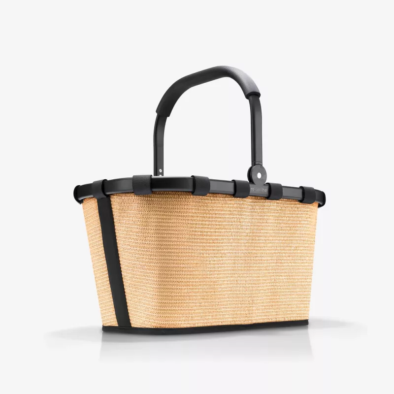 Reisenthel Carrybag Frame Raffia Black cesto della spesa 22L BK 7079