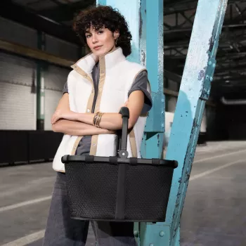Reisenthel carrybag cesto per la spesa Mesh nero 22 L BK7082