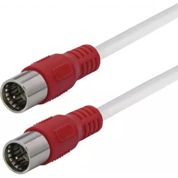 Maxtrack cavo coassiale satellitare connettore maschio F a connettore maschio F 6 m bianco FQMS6,0L