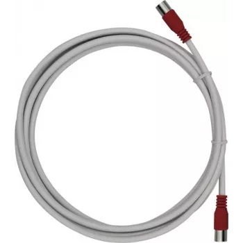 Maxtrack cavo coassiale satellitare connettore maschio F a connettore maschio F 6 m bianco FQMS6,0L