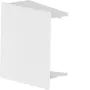 HAGER LFS6006069016 terminale per canale portacavi 60x60 mm, lamiera d'acciaio, bianco traffico