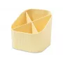 HAN X-LOOP portapenne giallo pastello plastica 4 scomparti 111 x 111 x 105 mm 17238-815D