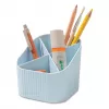 HAN X-LOOP portapenne, blu pastello, 4 scomparti, 11,1 x 11,1 x 10,5 cm 17238-884D