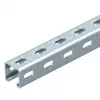 OBO Bettermann MS4141PP03 guida a C con fori laterali, 41x41 mm, 3000 mm, acciaio zincato a caldo 1122500