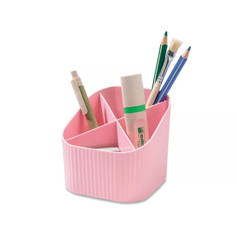 HAN X-LOOP portapenne rosa pastello 4 scomparti 111x111x105 mm 17238-886D