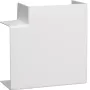 HAGER angolo piatto LFF6011059016 PVC per canale portacavi LF/LFF/LFH 60x110, bianco puro