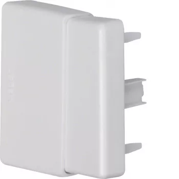 Hager LFF6006067035 pezzo terminale per canale portacavi 60x60 mm, grigio chiaro