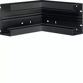 HAGER BR6513049011 Angolo interno per canale portacavi 65x130 mm, plastica, nero grafite RAL 9011