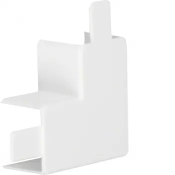 HAGER Connettore per curva piatta hfr PVC LF3003059016 per LF 30x30 mm bianco traffico