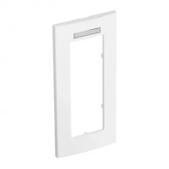 OBO Bettermann Modul 45 Cornice di copertura, 3 posti, bianco puro (AR45-BSF3 RW) 6119387