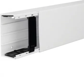 Hager LFE6011009016 Canale portacavi resistente agli agenti atmosferici stabilizzato UV 60x110 mm, 2 m, bianco